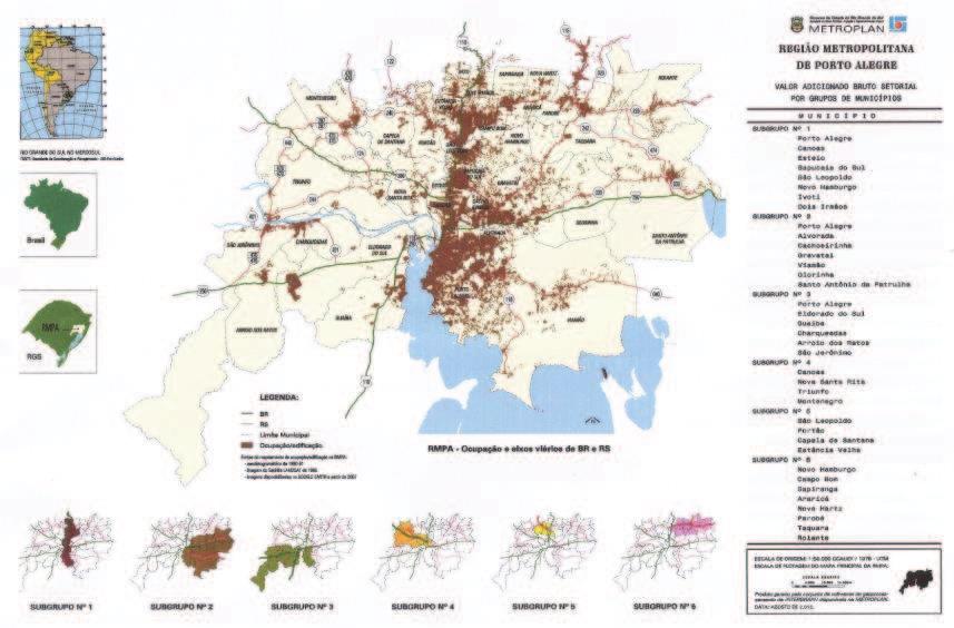 12 FIGURA 1: A Região Metropolitana de