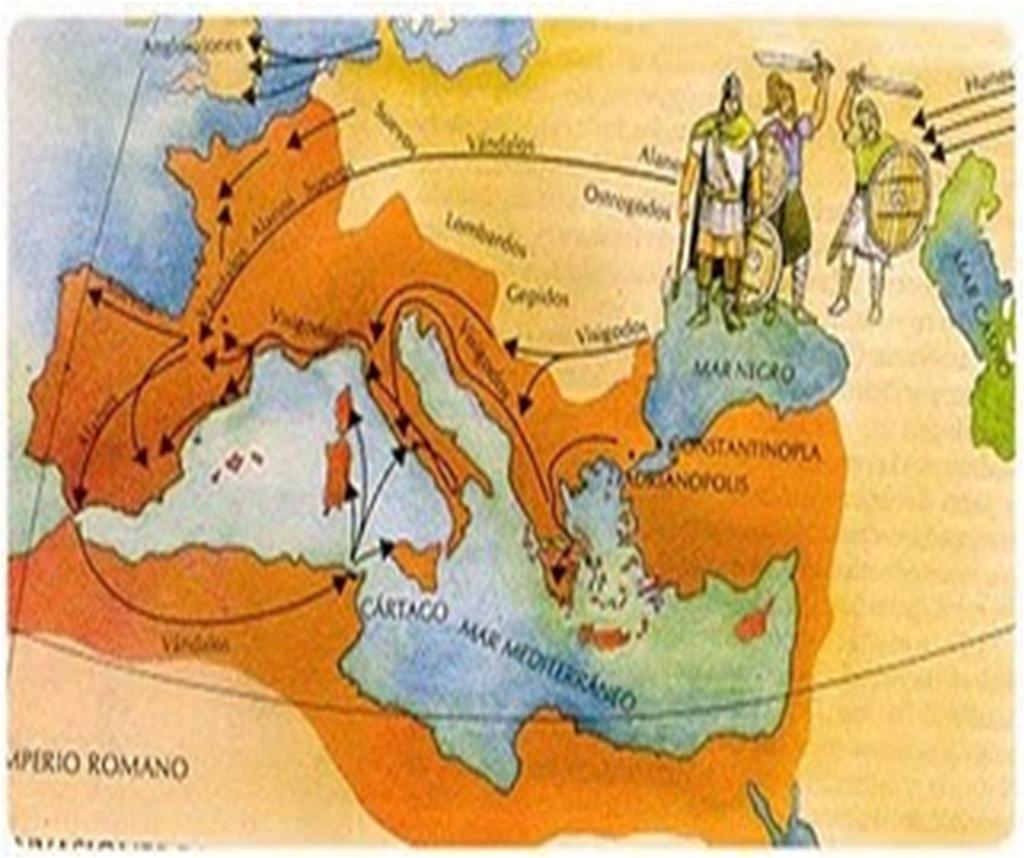 COMO OS POVOS GERMÂNICOS INVADIRAM O IMPÉRIO ROMANO?