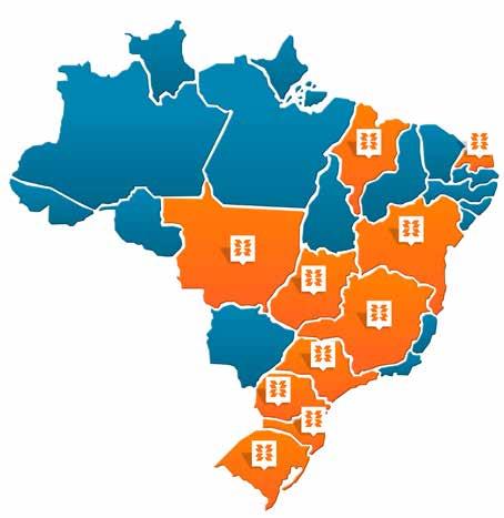 Presença da Copel nos estados brasileiros G4-EU1, G4-EU2 CAPACIDADE INSTALADA (MW)* 2011 2012 2013 Hidrelétrica 4.741 4.926 4.