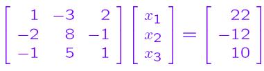 Sistems de equções lineres: Infinits soluções: det(a) =.