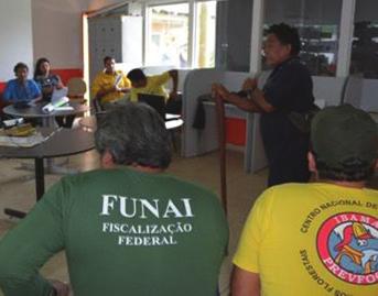 do fogo pelos povos indígenas, nas Terras Indígenas Xerente e Parque do Araguaia.