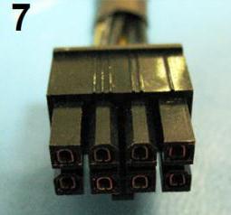 Estes conectores possuem dois fios pretos cada um, que devem ser ligados lado a lado na placa-mãe.
