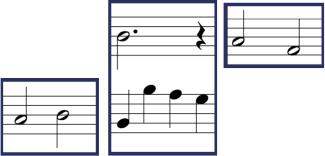 (O trecho será executado três vezes) a) Trompete. b) Violino.