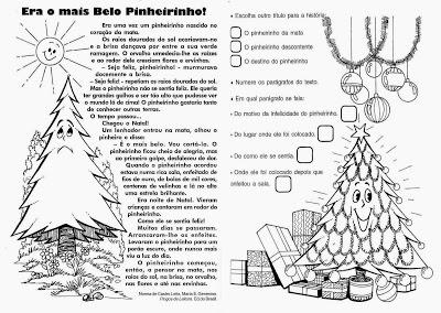 Atividades de Natal Textos para interpretação - PDF Download grátis