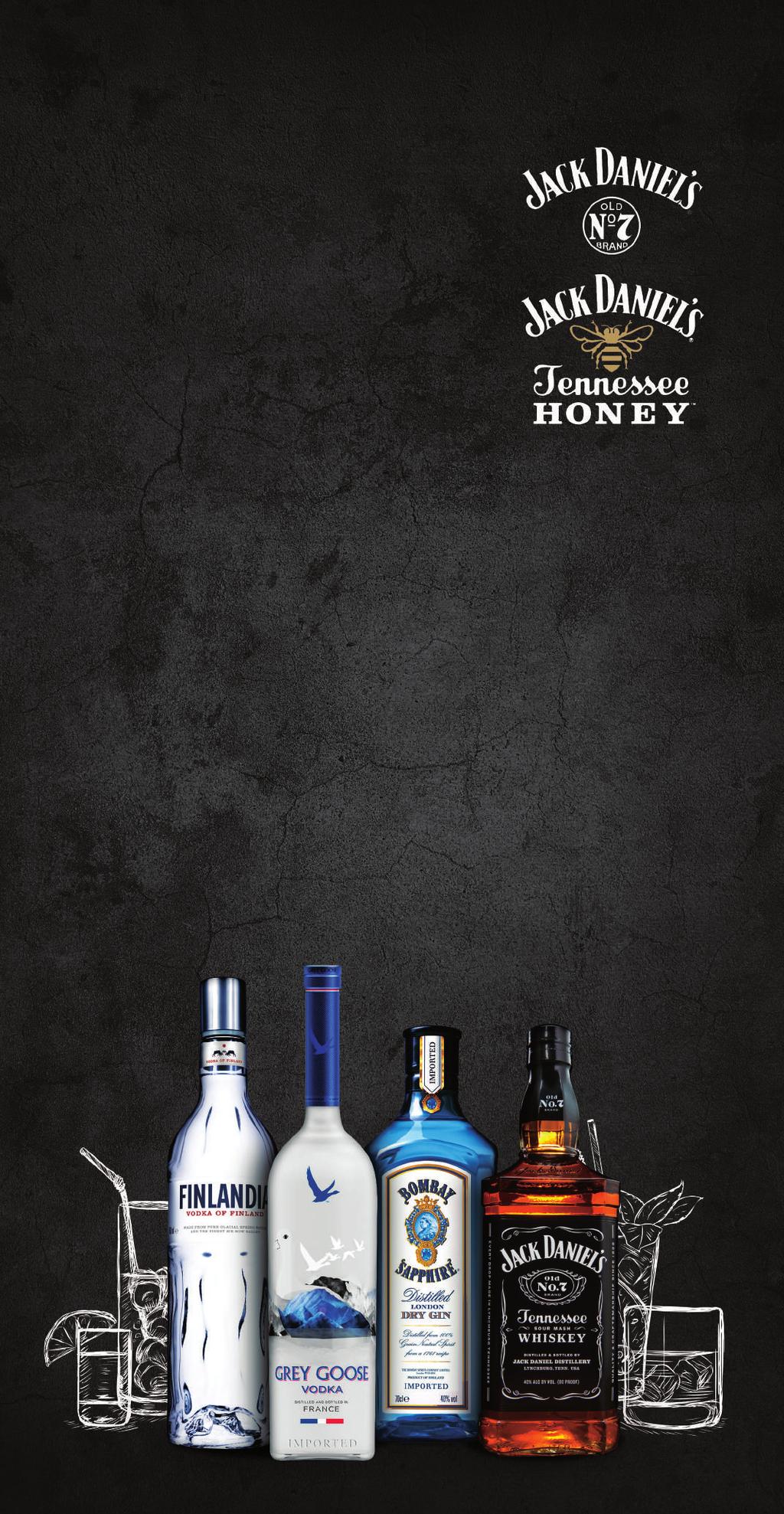 WHISKIES JACK DANIEL S JACK DANIEL S HONEY GENTLEMAN JACK JACK DANIEL S SINGLE BARREL JACK DANIEL S SINATRA WOODFORD RESERVE CHIVAS 12 ANOS BLUE LABEL 25,00 25,00 28,00 35,00 70,00 35,00 27,00 110,00