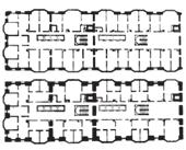Introdução à alvenaria estrutural 19 Figura 1.3 Edifício alto construído em alvenaria estrutural no período de 1889-1891.