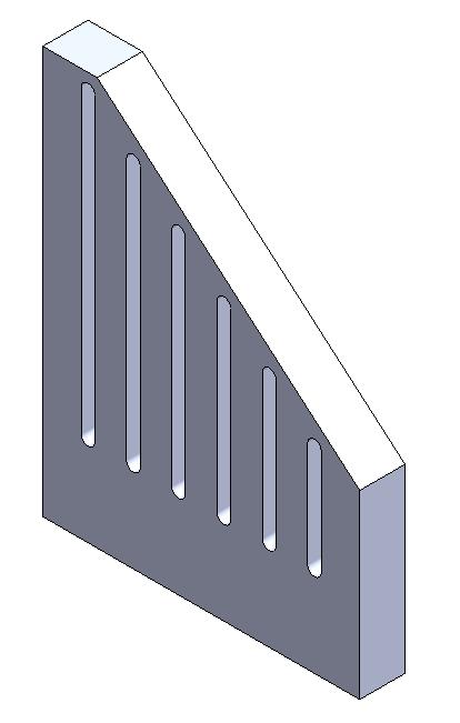 Modele o sketch cuidando para que a origem fique em um local conveniente para o posterior uso do padrão circular; note que deve ser criado o eixo 1 indicado na figura; crie o eixo acessando Geometria