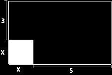 Exemplo 4 33 Habilidade Avaliada H08 Resolver problemas envolvendo equações do 2º grau. (GIII) O retângulo representado na figura tem 35 m 2 de área.