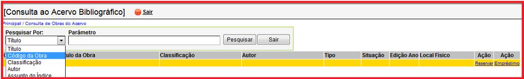 Utilize a lupa para pesquisar o nome da pessoa. Caso não encontre, utilize o botão (+) para cadastrar. Botão Limpar: Utilize para reservar nova Obra.