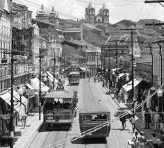 Em Salvador, em 1930, em protesto contra os maus serviços e tarifas