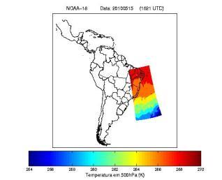 Wisconsin, usando os arquivos de dados brutos recebidos pela antena de Cuiabá.