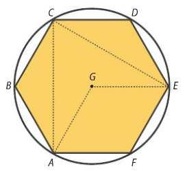 b) Os triângulos ABP e DCP são semelhantes. Admite que: 2 a área do triângulo DCP é 24 cm 2 Qual é a área, em cm 2, do triângulo ABP? 6 12 15 18 9.