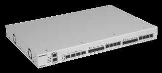 Linha de Equipamentos GPON ITU-T G.984 Concentrador Óptico OLT GPON (Standalone) 1U Ideal para redes de pequeno porte, suporta até 256 assinantes em quatro interfaces PON.