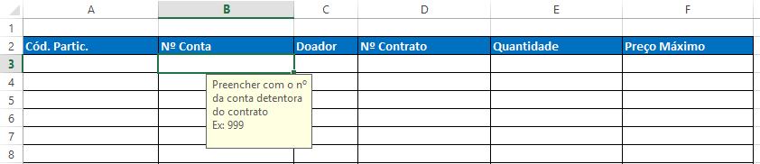 com o número da conta detentora do contrato Passo 3: