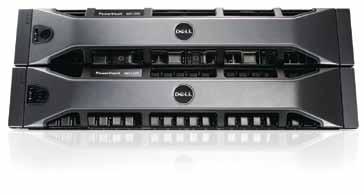 O storage PowerVault oferece uma variedade de tecnologias SAS, NLSAS e SSD, além de opções de iscsi e Fiber Channel com conexão direta ou protocolos NAS.