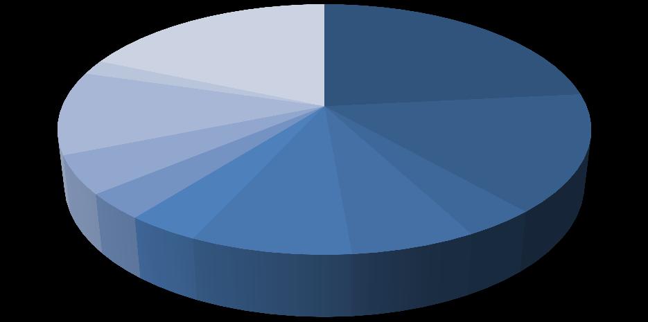 Gráfico 1: Composição da Carteira do FII (valor de avaliação dos empreendimentos) VIDE CAMPO BELO 19% HEMEHERE 23% RESIDENCÉ 2% MOMENTO VILA OLÍMPIA 11% VILA NOVA LEOPOLDINA I 15% VISTA NORTE 5%