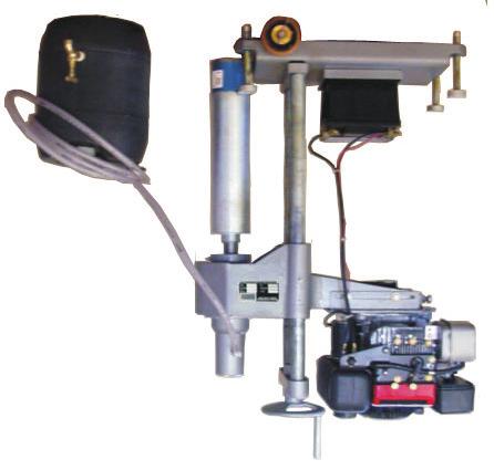 COROA DE 4 (EXTRATORA DE CORPOS DE PROVA DE CONCRETO) PU-814 VG-700 - Sonda rotativa com motor a gasolina de 6hp, com coroa de 4 PU-702 - Soda rotativa com motor a gasolina