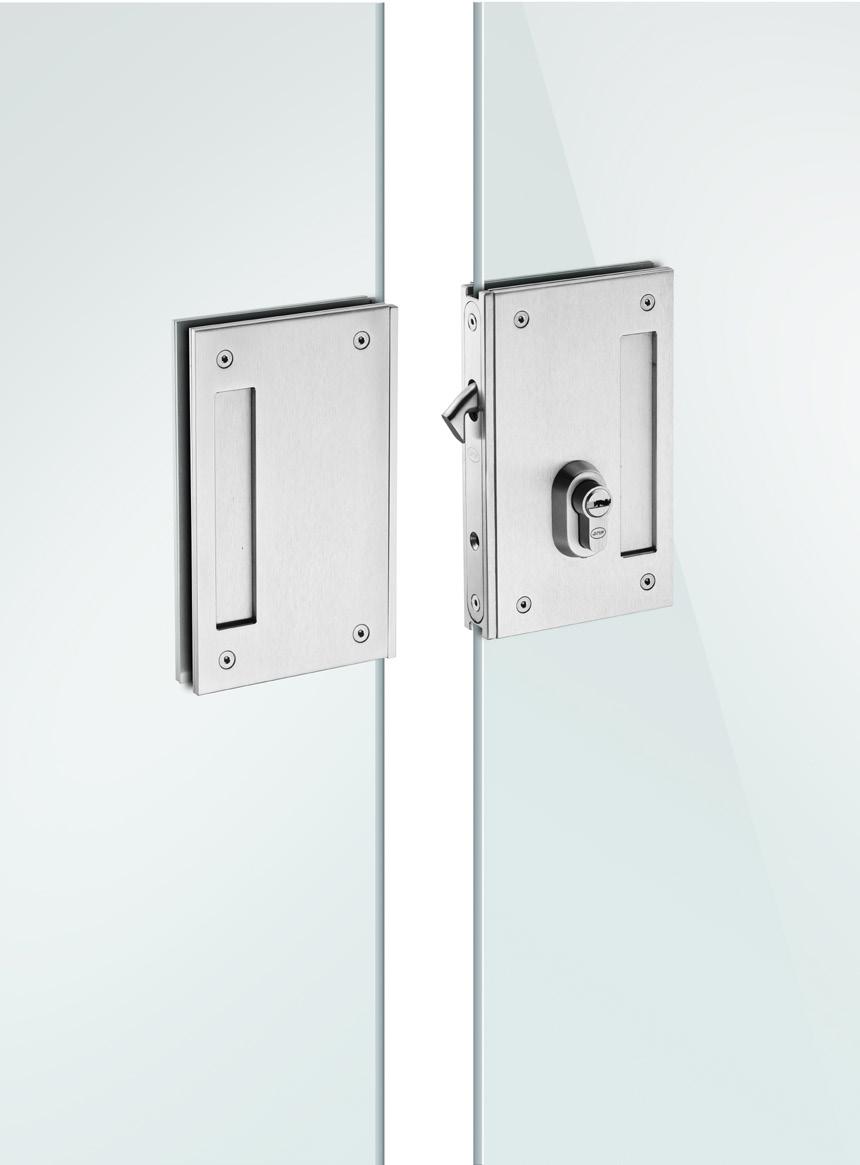 Fechaduras para portas de correr em vidro / Locks for sliding glass doors / Cerraduras para puertas correderas en cristal F/911 IN.20.