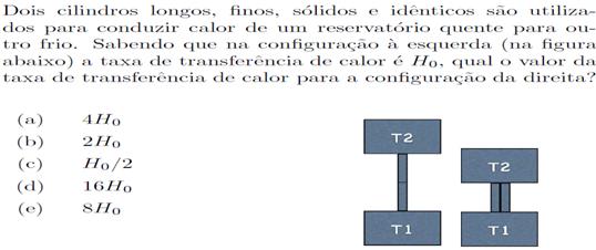 Para calcular entre as duas barras, com isso teremos: no primeiro modo utilizaremos uma temperatura intermediaria Por fim, (3.