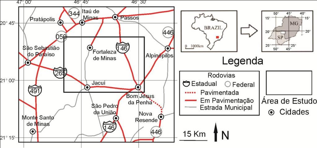 16 São Sebastião do Paraíso (MG) ou SP340 e BR 491 que liga Casa Branca e Mococa a São Sebastião do Paraíso.