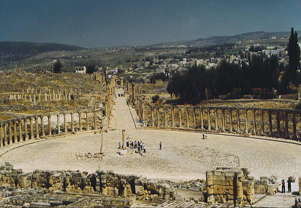 PRAÇA OVAL JERASH - JORDÂNIA