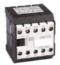 6 A g Contatos auxiliares integrados até 6 A g Os minicontatores CWC0 atendem aos requisitos da IEC 60947-4- sobre contatos espelhos e seus contatos auxiliares aos requisitos da IEC 60947-5- sobre
