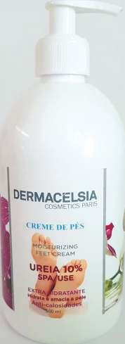 O Creme de Pés Dermacélsia, promove uma máxima hidratação e suavidade.