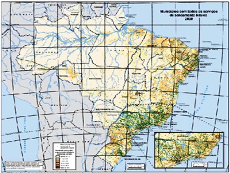 de toda a água da Terra, a água dos rios perfaz apenas certa de 0,001%, demonstrando a importância de se preservarem os manais superficiais, já que eles é quem fornecem, praticamente, toda a água