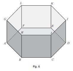 Na figura 6 está representado um esquema da piscina que a mãe da Marta comprou para colocar no jardim. A figura 7 representa um esquema da base da piscina.