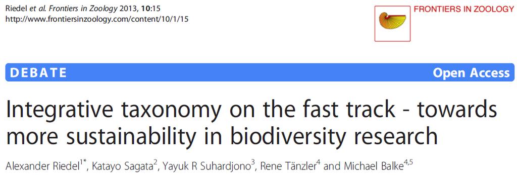 biodiversidade: taxonomia está ótima e florescendo precisa