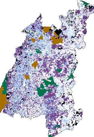 57 Figura 10 Mapa de categorias fundiárias do Matopiba N Assentamento rural Imóvel grande