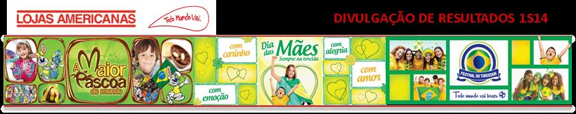 250 0,0 200 0,0 150 0,0 100 0,0 500,0 0,0 78, 0 68, 0 58, 0 48, 0 38, 0 28, 0 18, 0 8,0 RECEITA BRUTA CONSOLIDADA DE R$ 8,1 BILHÕES NO 1S14 EBITDA CONSOLIDADO DE R$ 796,0 MILHÕES, UM CRESCIMENTO DE