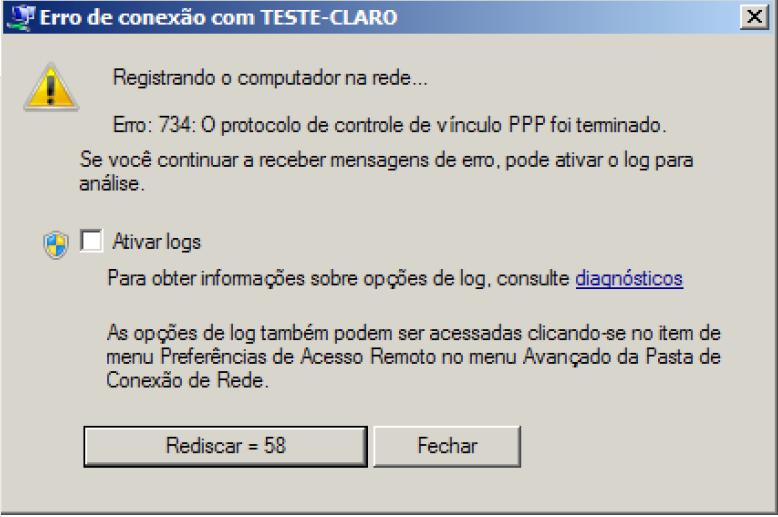 Você poderá ter dificuldades para realizar a conexão GPRS devido a problemas na instalação ou devido a operadora de telefonia, pois ela pode ter alterado o código de discagem ou o comando de