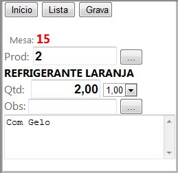 TELA PRINCIPAL O módulo Restaurante Mobile tem como objetivo ser simples e de fácil utilização.