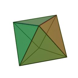 O tetraedro é um poliedro composto por 4 faces