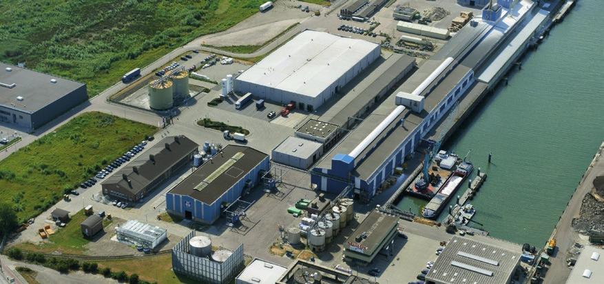 O processo começa com matérias primas da máxima qualidade e continua com os meios de produção mais exigentes na nossa fábrica de Vlaardingen (Holanda).