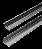 Perfil UDC Os perfis U simples e enrijecidos são elaborados a partir de açocarbono SAE 1008/1012, bem como aço patinável (SAC/COR), produzidos de acordo com a norma ABNT NBR 6355 e conformados a frio
