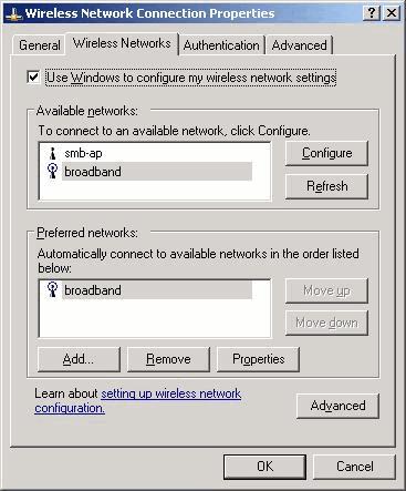 Wireless. 5. Desmarcar o uso Windows configurar meus ajustes da rede Wireless.