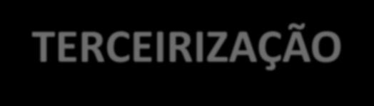 TERCEIRIZAÇÃO LEGISLAÇÃO antes da LEI Nº 13.