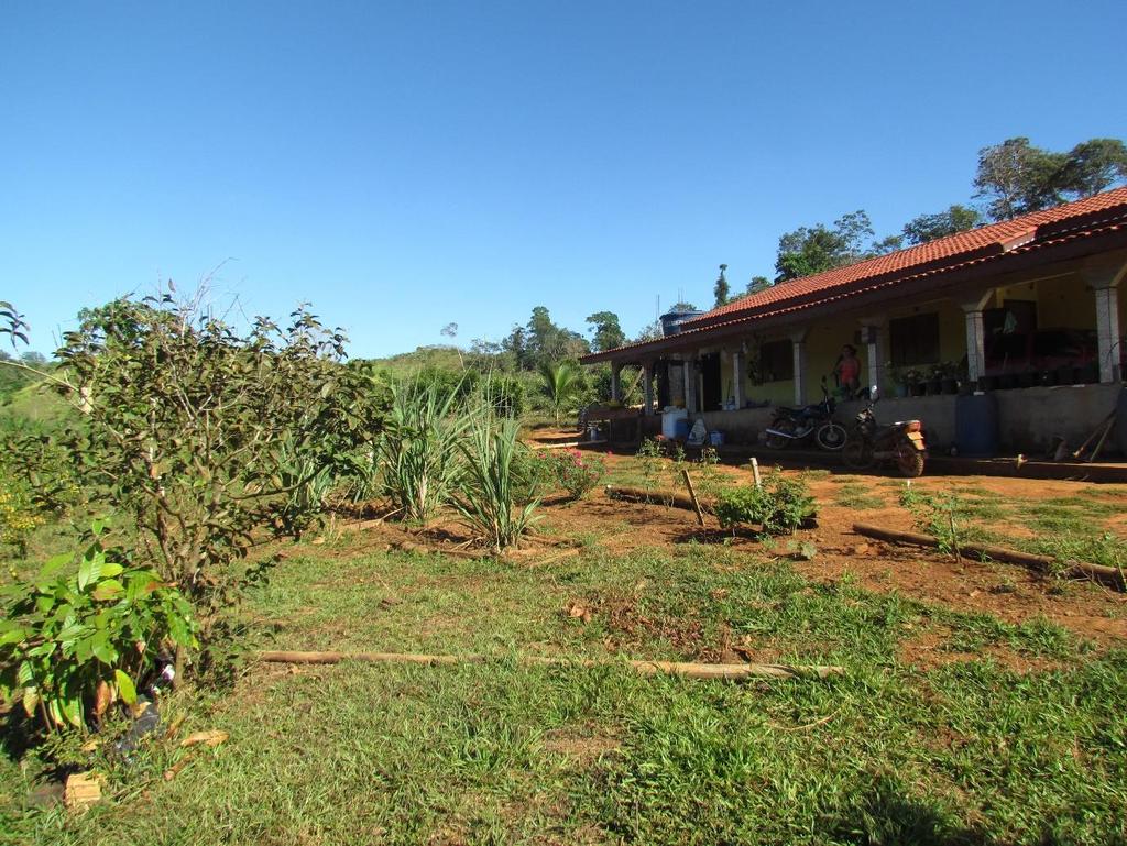 Figura 5 - Casa de alvenaria recém construída por jovem família de agricultores, o casal Edmilson e Maria. FOTO: Daniel Braga.