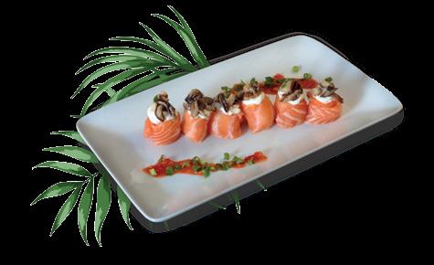 91421 Combo Especial Salmão R$ 109,90 40 Peças - 6 de Sushi de Salmão, 4 de Sashimi de Salmão, 4 de Sashimi Vianney (Salmão e Castanha do Pará ao Molho Pesto), 4 de Maki de Salmão, 2 de Maki