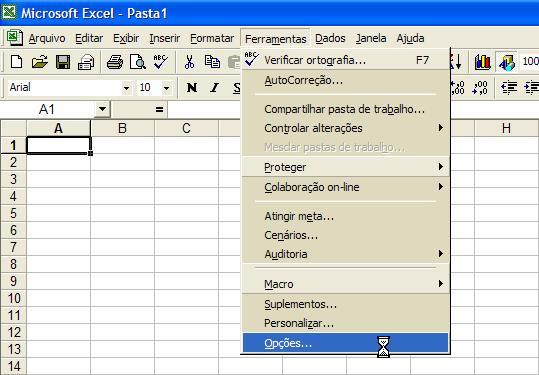 1.2. Optar por cálculo manual O MS Excel permite definir quando é feita a atualização de todos os valores das planilhas: Automático: A cada lançamento o MS Excel recalcula tudo; Manual: o recálculo