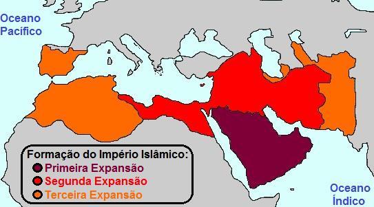 O Império Islâmico A civilização islâmica nasceu durante o século 7 na Península Arábica, graças a atuação do profeta Maomé que unificou diversos povos politeístas que habitavam essa região