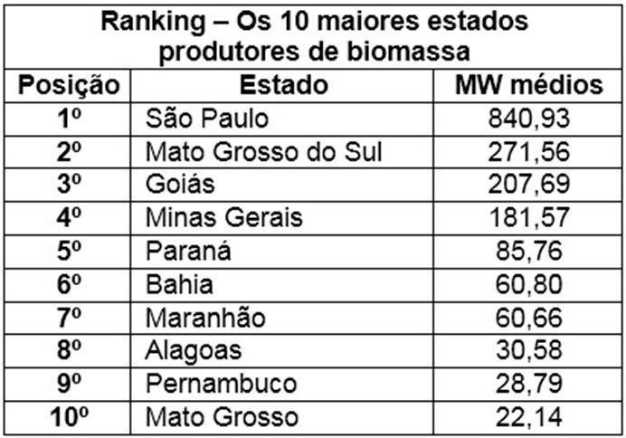 Usinas movidas à biomassa produziram 15% a mais de energia no primeiro