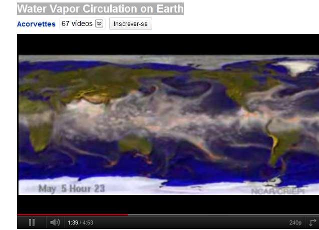 Procure no youtube por Water Vapor Circulation on Earth http://www.
