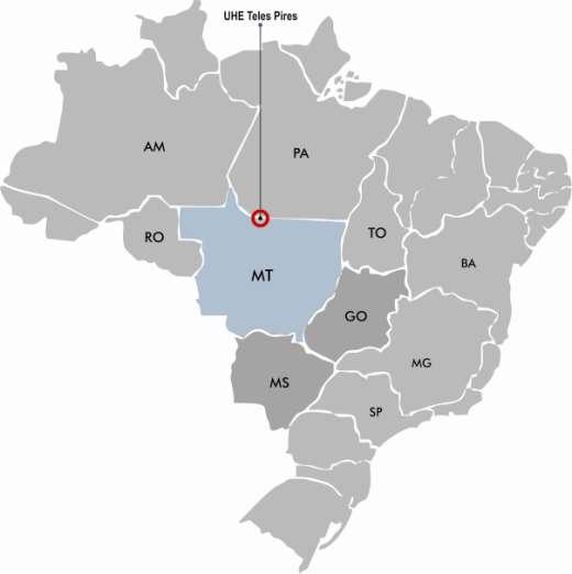 LOCALIZAÇÃO LOCALIZAÇÃO UHE