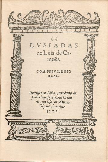 Exemplo de edição fac-símile CAMÕES, Luís de.