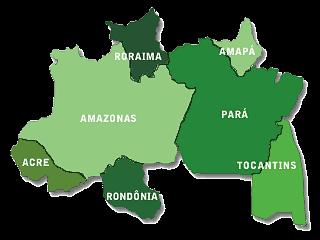 População urbana por região do Brasil Região Norte A região Norte tem o menor número de municípios do país e cerca de 15 milhões