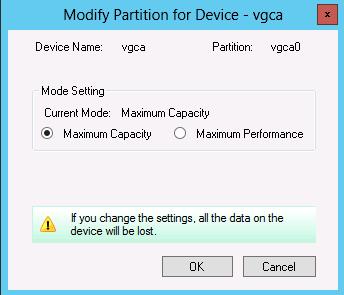 6. Verifique se o driver do XtremSF para Windows está instalado corretamente e inicie o vpcie SSD Manager para exibir as propriedades do dispositivo, conforme mostra a Figura 10. Figura 10. vpcie SSD Manager 7.
