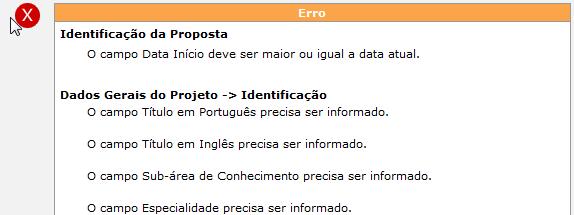 Preenchimento do formulário Impedimentos à autuação